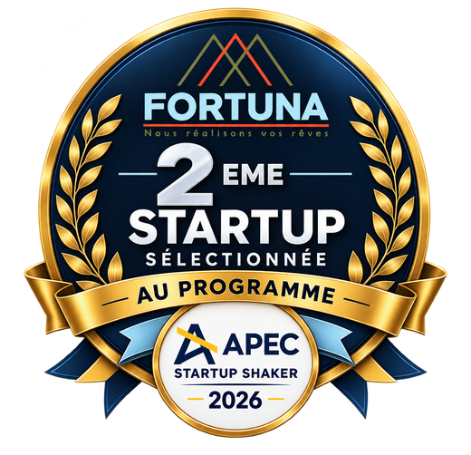 FORTUNA 2ème startup sélectionnée au programme APEC Startup Shaker 2026